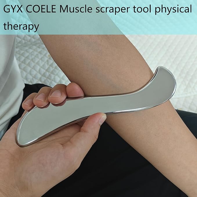 4 in 1 Muscle Scraper Tool Set, IASTM Physical Therapy Massage Tools with Storage Case, Gua Sha Massage Scraper Scraping Tool Physical Therapy (4PCS Set)-Ruum Studio Home