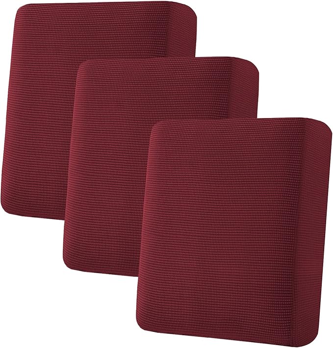 H.VERSAILTEX Super Stretch Stylish Cushions Covers/Furniture Cover Spandex Jacquard Small Checked Pattern Super Soft Slipcover Washable Individual-Ruum Studio Home