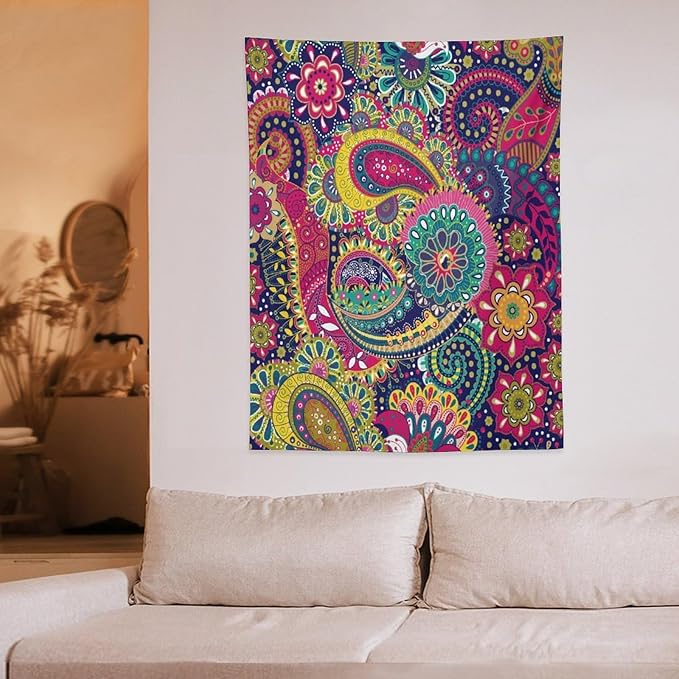 ICMOLYYENLO Tropical Green Plant Tapestry, Green Palm Leaves Natural Landscape Print Wall Tapestry for Bedroom Living Room Dormitory 40x60 Inch-Ruum Studio Home