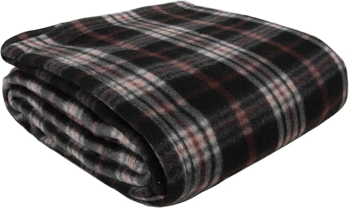 50x60 Throw Blankets, Plaid Fleece Throw Blankets for Bedroom, Couch, Livingroom, Chair, Pets, Outdoors-Ruum Studio Home
