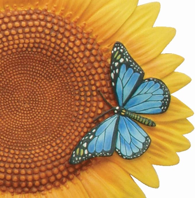 Spoontiques - Garden Décor - Sunflower Stepping Stone - Decorative Stone for Garden-Ruum Studio Home