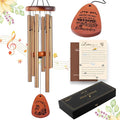 Wind Chimes for Outside, 32" Butterfly Windchime for Outdoor, Butterfly Gifts for Mom Sister, Garden Patio Gift Ideas for Women Friend Co-Worker (Golden)-Ruum Studio Home