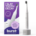 Burst Original Sonic Electric Toothbrush for Adults (White) | Soft Bristles | Deep Clean Stain & Plaque Removal | 3 Modes: Teeth Whitening, Sensitive & Massage-Ruum Studio Home