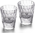 KAMMAK Crystal Whiskey Glasses Set of 2, Handcrafted 6.09oz Old Fashioned Glasses Stemless, Luxury Cocktail Glasses, Hand Blown Scotch Cup for Women, Men Gift for Rocks, Bourbon, Bar Barware-Ruum Studio Home