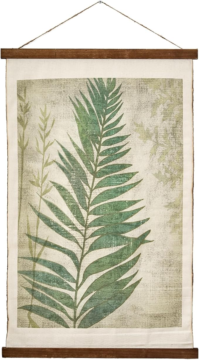 American Art Decor Leaf Wall Scroll Tapestry with Rope-Ruum Studio Home