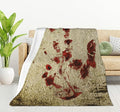 HGOD DESIGNS Bloody Hand Flannel Fleece Bed Blanket Throw Blanket Lightweight Cozy Plush Blanket for Bedroom Living Rooms Sofa Couch 40"x50"-Ruum Studio Home