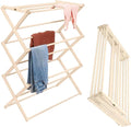 Pennsylvania Woodworks Premium American Maple Clothes Drying Rack - Handcrafted in Pennsylvania - Solid Wood Construction, Collapsible, Eco-Friendly Laundry Solution (Large)-Ruum Studio Home