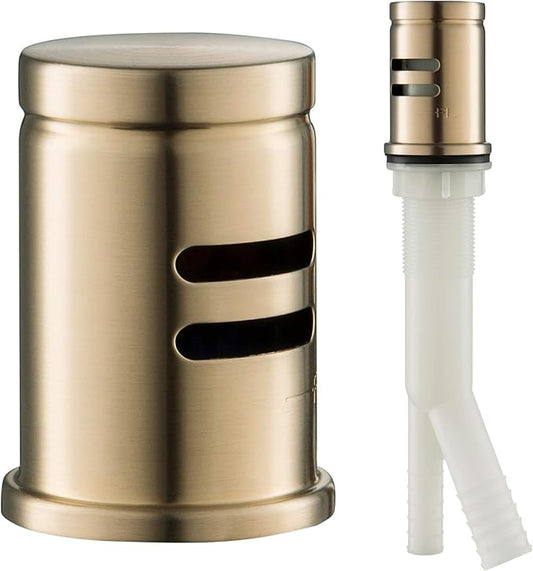 KRAUS Dishwasher Air Gap in Spot Free Antique Champagne Bronze, KAG-1SFACB-Ruum Studio Home