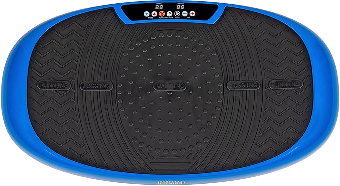 Vibration Plate Exercise Machine Workout Vibration Fitness Platform with Resistance Loops and Resistance Band, 2D, 3D or 4D-Ruum Studio Home
