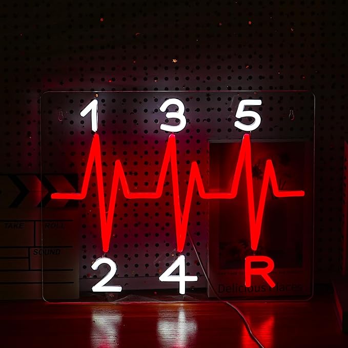 Shift Neon Sign for Wall Decor LED Manual Gearbox Neon Light Dimmable USB Car Gearbox Light Up Sign for Garage Parking lot Car Club Gifts for Father Husband Car Lovers(15.7 * 11.8In)-Ruum Studio Home