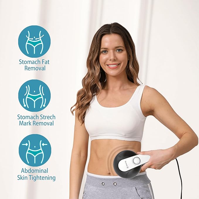 Body Sculpting Machine, Handheld Cellulite Massager, Body Shaper for Women,Lymphatic Drainage Massage for Stomach Belly Thighs Arm Butts with 8 Massage Heads Attachment 2 Mesh Covers-Ruum Studio Home