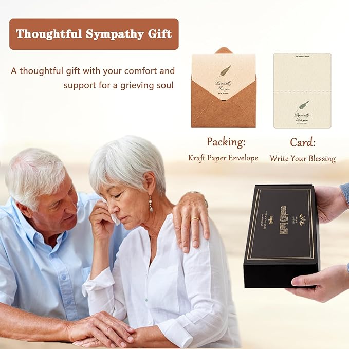 Memorial Gifts, 30" Wooden Sympathy Wind Chimes for Loss of Loved One, Memorial/Bereavement/Condolence/Funeral Gifts for a Loved One Mother Father Miscarriage-Ruum Studio Home