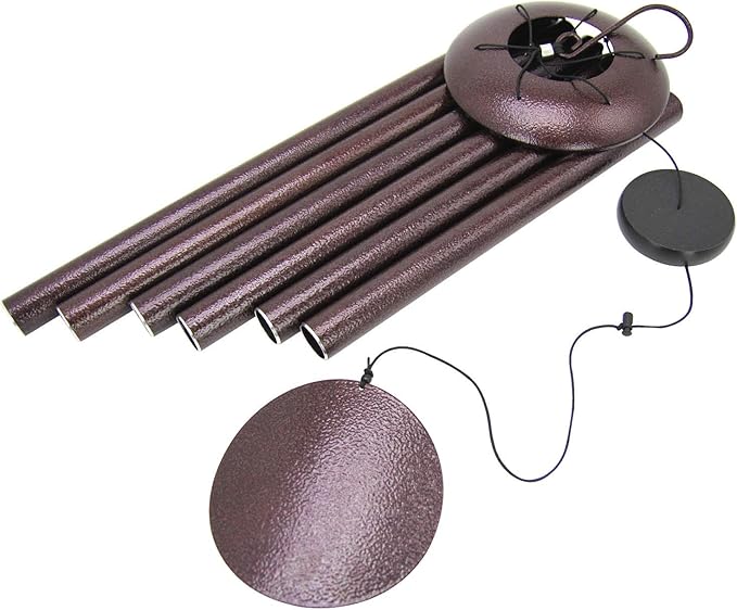 ASTARIN Outdoor Wind Chimes, 45 in Memorial Chimes with 6 Heavy Tubes, Large Deep Tone for Garden Hanging Decor, Sympathy Gifts. Bronze-Ruum Studio Home