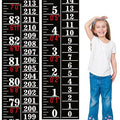 Tatuo Growth Chart Wall Labels Height Indicator Tape Ruler Growth Chart Decor Height Indicator Adhesive Ruler for Home Room Measuring (Black)-Ruum Studio Home