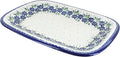 Blue Rose Polish Pottery Sierra Large Rectangular Serving Platter-Ruum Studio Home