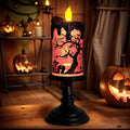 Halloween Snow Globe Tornado Flameless Candles Table Centerpiece for Celebration Party,Battery Operated LED Candle with 6 Hours Timer for Home Indoor Halloween Decoration (Ghost)-Ruum Studio Home