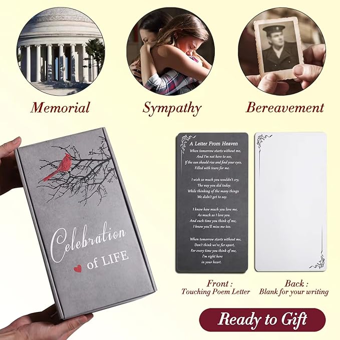 Memorial Lantern, Sympathy Gifts for Loss of Mom/Dad/Loved One, Bereavement Gifts, in Memory of Loved One Gifts, Remembrance Gifts for Loss, Celebration of Life, Memorial Gifts, Funeral Gifts-Ruum Studio Home