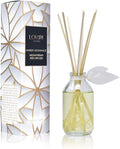 LOVSPA Reed Diffuser Set, Amber Romance Scented Oil Diffuser with Sticks, Home Fragrance Accessories for Bathroom Shelf Decor, Aroma Diffusers for Home or Office Fall Decor, USA Made-Ruum Studio Home