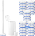 Disposable Toilet Bowl Brush with 40 Toilet Wand Refills, Toilet Bowl Cleaner Wands, Toilet Cleaning System Starter Kit-Ruum Studio Home