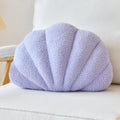 Seashell Throw Pillows, Shell Shaped Throw Pillows, 18 Inch Soft Home Decorative Pillow Plush Cushion for Bed Couch Living Sofa Room Decor Accent Throw Pillow (Lavender 18Inch)-Ruum Studio Home
