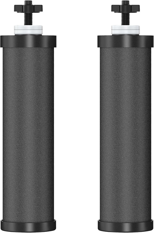 2 Pack Black Filters, Water Filter Replacement for Berkey BB9-2, Compatible with Berkey Gravity Water Filter Systems-Ruum Studio Home