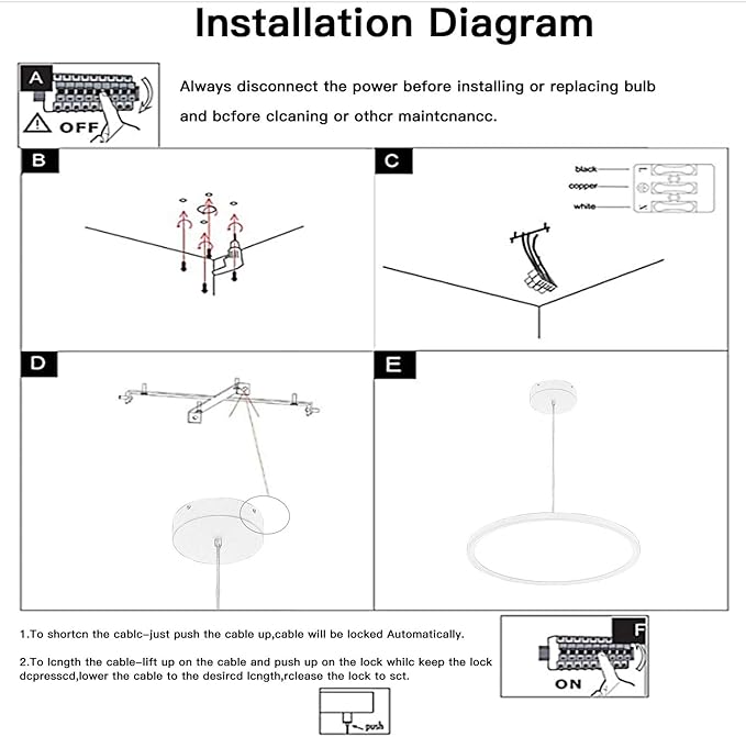 MADEM Modern LED Pendant Light 23.6'' Disc Chandelier Hanging Lighting Fixture with Acrylic Shape Dimmable Office Chandelier 6000K for Office Room Football Bedroom Decor Kitchen Island, Black-Ruum Studio Home