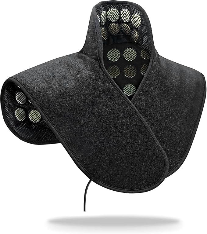 UTK Far Infrared Heating Pads for Neck and Shoulders and Back, Hot to 159℉, Gift for Women, FSA-HSA Eligible Neck and Shoulder Heating Pad with 84 Natural Jade, 24 Timers & Auto Shut Off (23 * 18'')-Ruum Studio Home