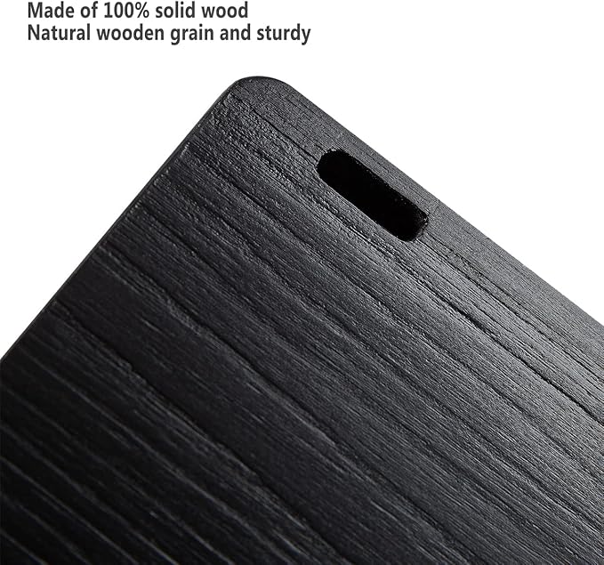 AZSKY Classic Nursery Book Shelves Black Wooden Floating Shelves Wall Bookshelf for Bathroom Decor Kitchen Spice Rack Organizer Kids Room 24 Inch Set of 3-Ruum Studio Home