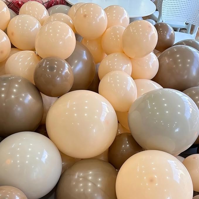 130pcs Pastel Orange Balloons Different Sizes 18" 12" 10" 5" Peach Latex Balloon Garland Arch Kit for Birthday Baby Shower Graduation Wedding Gender Reveal Party Decorations-Ruum Studio Home