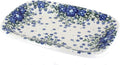 Blue Rose Polish Pottery Melanie Small Rectangular Serving Platter-Ruum Studio Home