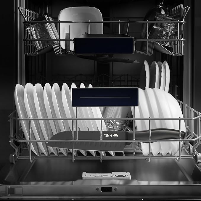 ZHANG XIAO QUAN SINCE 1628 15Pcs Knife Sets with Block, knife sets for kitchen with block High Carbon Stainless Steel Built-in Sharpener Dishwasher Safe(Black)-Ruum Studio Home