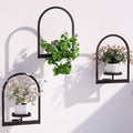 Wall Plant Holder, Wall Planter for Indoor Plants, Window Plant shelves for Multiple Plants Indoor Outdoor, Framed Plant Holder for Home Decor (3 Pack)-Ruum Studio Home