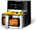 5.8QT Digital Air Fryer with Viewable Window, Adjust Temp & Timer, Air Frying, Reheat, Easy for Frozen Food, Snacks, Dinner, Large Square Basket than Round, Portable for Family & Apartment-Ruum Studio Home