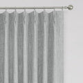 Vision Home Silver Gray Pinch Pleated Full Blackout Curtains Room Darkening Window Curtains 63 inch for Living Room Bedroom Thermal Insulated Pinch Pleat Drapes with Hooks Back Tab 2 Panel 40" Wx63 L-Ruum Studio Home