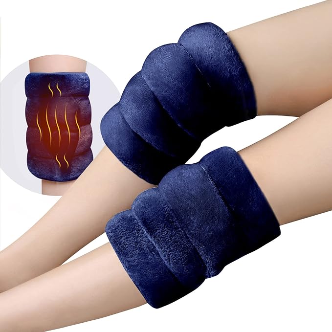 REVIX Microwavable Knee Heating Pad, Heated Wrap with Moist Heat for Elbow & Joint Support, Reusable Hot or Cold Compress for Women & Men-Ruum Studio Home