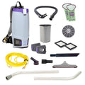 ProTeam GoFit 10 Commercial Backpack Vacuum with 107676 Blower Doors, 1.5 Inch Blower Tool and Hard Surface Tool w/Nylon & Horse Hair Blend Brush Tool Kit, Corded, 107800 + 107676, MegaVac Replacement-Ruum Studio Home