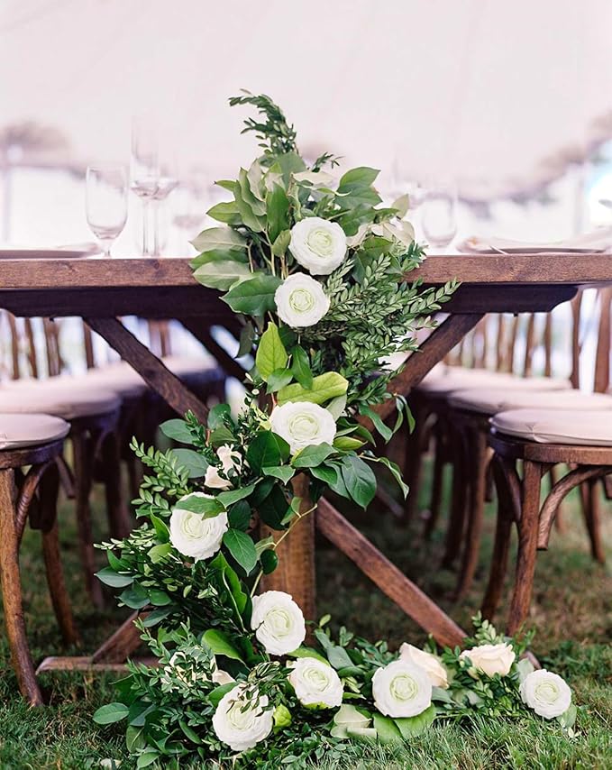 IPOPU 4PCS Real Touch White Ranunculus Artificial Flowers Faux Ranunculus Flowers for Vase Real Look Silk Peonies Fake Peony Flowers for Home Indoor Wedding Centerpieces for Table Decorations (White)-Ruum Studio Home