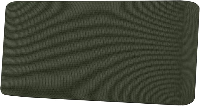 H.VERSAILTEX Super Stretch Individual Seat Cushion Covers Sofa Covers Couch Cushion Covers Slipcover Sets Thick Jacquard Textured Twill Fabric (1 Piece Sofa Cushion Cover, Olive)-Ruum Studio Home