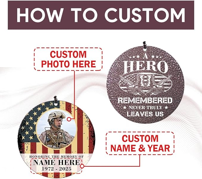 36inch Personalized Wind Chimes, Memorial Wind Chimes for US Veteran, Wind Chime for Loss of Loved Dad/Mom, Sympathy Memorial Gifts, Thank You Veteran Solider-Ruum Studio Home