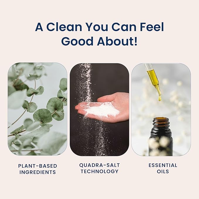 Natural Concentrated Dish Detergent Dishwashing Liquid | Plant-Based Dish Soap | Sweet Basil Fresh Scent | Pack of 3-Ruum Studio Home