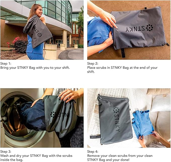 Bag Pro - Laundry Bag - Wash Bag for Health Workers, Sports, Fitness & Travel-Ruum Studio Home