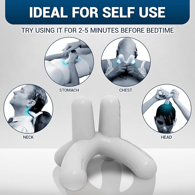 Dr. Berg Body, Neck & Back Self-Massage Tool - Comes with an Instructions Manual & Access to How-to Online Videos-Ruum Studio Home
