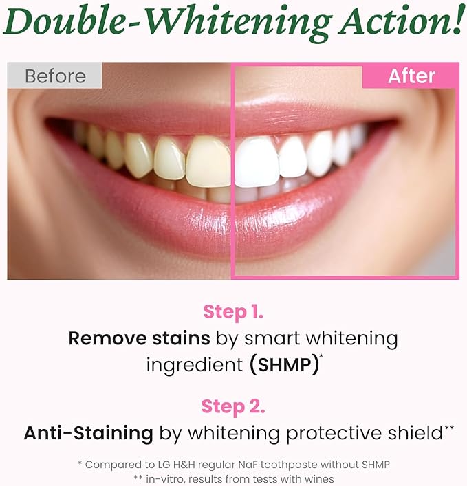 EUTHYMOL Whitening Toothpaste (3.7fl oz*3, Pack of 3) - Stain Removal in 2 Weeks, Long-Lasting Freshness for Sensitive Gum & Teeth. Bad Breath, Cavity Prevention. Recyclable Aluminum Tube-Ruum Studio Home