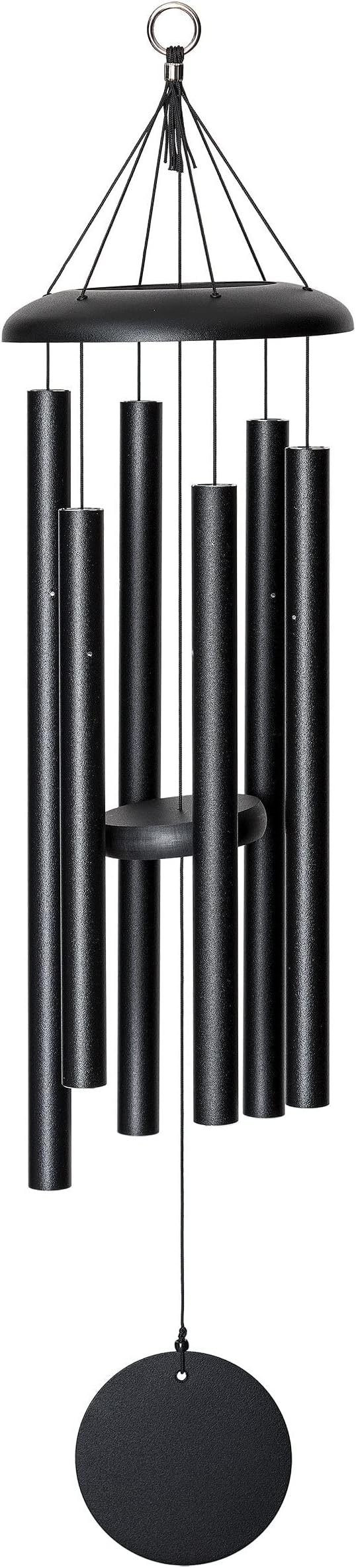 Corinthian Bells by Wind River - 36 inch Black Wind Chime for Patio, Backyard, Garden, and Outdoor Decor (Aluminum Chime) Made in The USA-Ruum Studio Home