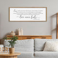 SRSZHIYUE Love is Patient Kind Sign Wall Decor Art 32"×12" 1 Corinthians 13 4-8 Master Bedroom Christian Wood Framed Large Wall Hanging (Wood)-Ruum Studio Home