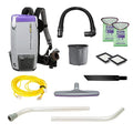 ProTeam Super Coach Pro 6 Backpack Vacuum Commercial with 2 Piece Wand Tool Kit, 6 Quart, Corded, 107308-Ruum Studio Home