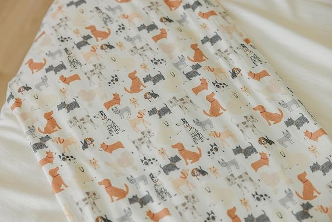 Copper Pearl Jumbo Premium Knit 3 Layer Stretchy Throw Blanket Rufus, Twin-Ruum Studio Home