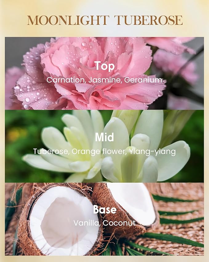 M&SENSE Moonlight Tuberose Large Candles for Home Scented, Natural Soy Long Lasting Slow Burning Candle 35oz 150 Hours Burn, Organic Relaxing Aromatherapy Candle Appreciation Gift for Women-Ruum Studio Home