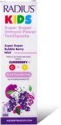 RADIUS Kids Super Duper Immunity Power Toothpaste 2.5 Oz - Super Duper Bubble Berry Mint - Pack of 1-Ruum Studio Home