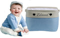 Personalized storage boxes for children Customize the name and icon, A foldable storage box bins for children's clothes, toys, books, etc Storage baskets suitable for both boys and girls (Blue)-Ruum Studio Home